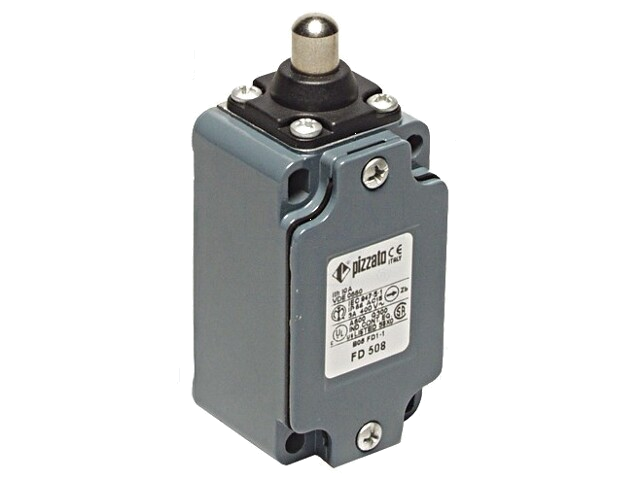 Eindschakelaar; pin Ø10mm; NO + NC; 10A; max.500VAC; max.250VDC Eindschakelaar; pin Ø10mm; NO + NC; 10A; max.500VAC; max.250VDC